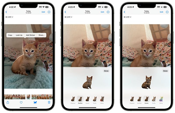 Các thao tác tạo icon đơn giản và dễ thực hiện trên Live Photos trong thư viện